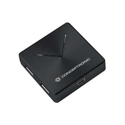 Immagine di Conceptronic HUBBIES02B Versione 1 Hub 4 x SuperSpeed USB 3.0 Desktop (HUBBIES02B)