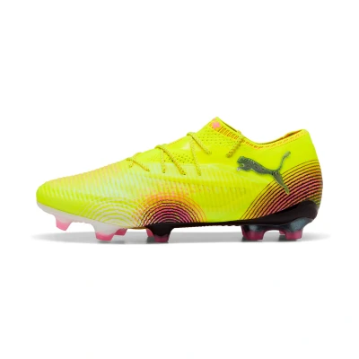 Immagine di Puma Future 8 Ultimate LOW Scarpe da calcetto con tacchetti, Uomo, Taglia: 47, Yellow alert/black/sun struck Tessuto / sintetico
