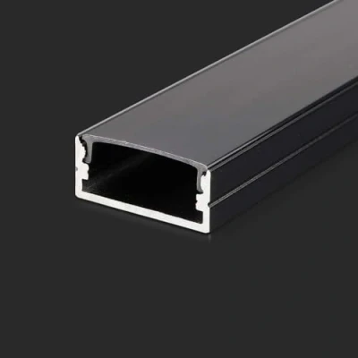 Immagine di V TAC Profilo in Alluminio Colore Nero per Strip LED 2000 x 23,5 9.8mm