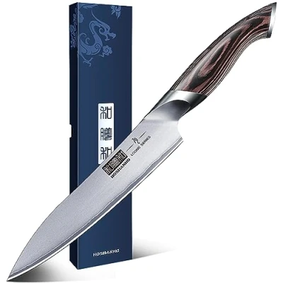 Immagine di HOSHANHO 15 cm Coltello Multiuso, da Cucina in Acciaio Inossidabile AUS 10 Giapponese Universale Professionale Verdura