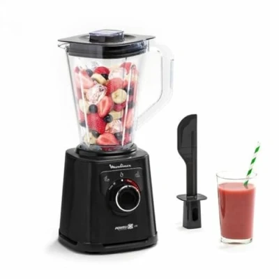 Immagine di Moulinex Perfect Mix+ Frullatore, Bicchiere da 1200 W, Risultati Rapidi, Capacità 2 l, 3 Programmi: frullatore smoothie, tritan, autoclean, brocca di include paletta, LM88A810