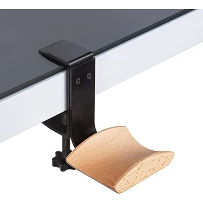 Immagine di GGF supporto per gancio cuffie, gancio, a parete, cuffie in legno di noce da gioco audio, studio e PC (Beech B)