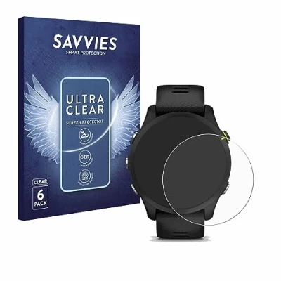Immagine di savvies (6 Pezzi Pellicola Protettiva per Garmin Forerunner 255/255 Music Protezione Schermo Trasparente