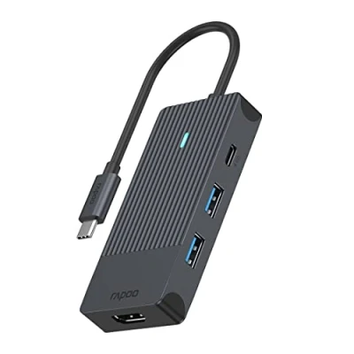 Immagine di Rapoo Docking station USB C® 4 in 1 C Multiport Adapter Adatto per marchio (Notebook Dockingstations): universale Alimentazione