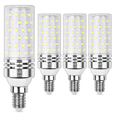 Immagine di SAUGLAE E14 Lampadina di Mais LED 15W, Bianca Fredda 6000K, Equivalente a Lampadine Incandescenza 120W, 1700 Lumen, Piccola Vite Edison, 4 Pack