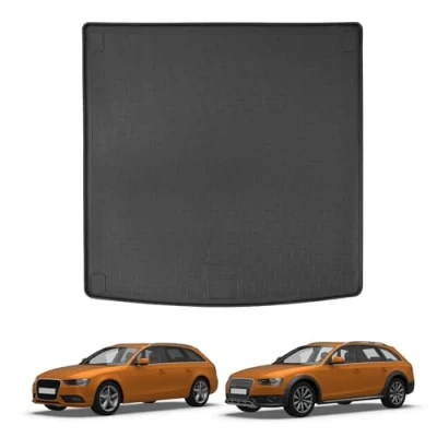 Immagine di Travall Liner Tappetini per Bagagliaio Compatibili con Audi A4 Avant (2008 2015) Allroad (2009 2016) S4 RS4 (2012 TBM1019 Vasca Baule in Gomma Originale