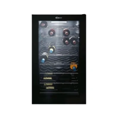 Immagine di Candy DiVino, CWC 150 EM/NF, Cantina Vino, 41 bottiglie, 39 dB, APP hOn, Tecnologia Vivino, Monozona, Nero, AxLxP 84,5x49x55 cm [Classe di efficienza energetica G]