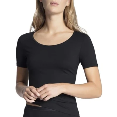 Immagine di CALIDA Natural Comfort Vestaglia, Nero (Schwarz 992), 44 46 Donna