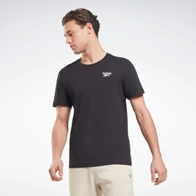 Immagine di Reebok LEFT Chest LOGO TEE Tshirt basic, Uomo, Taglia: Large, Black
