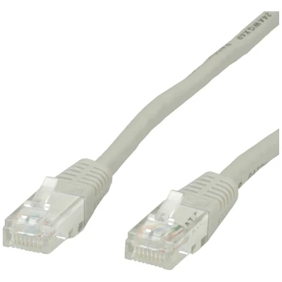 Immagine di Value 21.99.0907 RJ45 cavo di rete, patch CAT 6 U/UTP 7.00 m Grigio non schermato 1 pz.