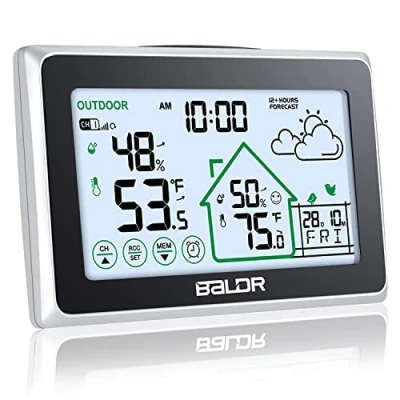 Immagine di Stazione meteo con display BD 909, colore bianco