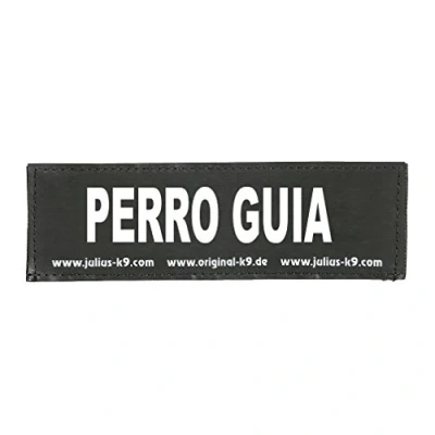 Immagine di Julius K9 162lr g 39792, Originale intercambiabili Toppe per Powerharness, Taglia: Large, Riflettente, Fosforescente, 1 Paio, Perro Guia
