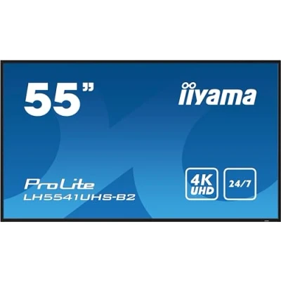 Immagine di Iiyama ProLite LH5541UHS B2 Display Digital Signage ERP: G (A G) 139 cm 54.6 pollici 3840 x 2160 Pixel 24/7