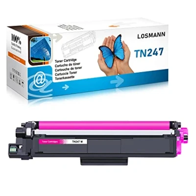 Immagine di LOSMANN 1x Magenta Toner compatibile per Brother TN 247 243 MFC L3770CDW L3750CDW HL L3230CDW L3210CW L3710CW DCP L3550CDW L3730CDN L3510CDW L3270CDW L3517CDW
