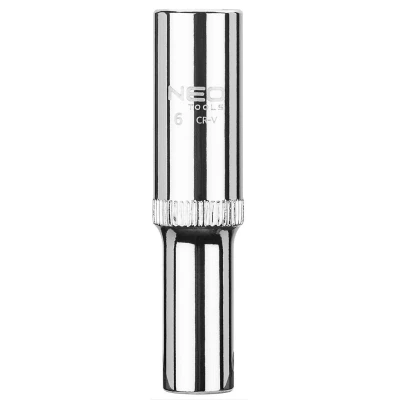 Immagine di NEO TOOLS 08 239 Serie di bussole 1/4 3124 6 mm Acciaio al cromo vanadio SuperLock
