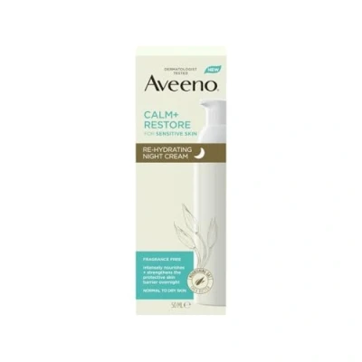 Immagine di Aveeno Face Calm + Restore Crema da notte reidratante, 50 ml