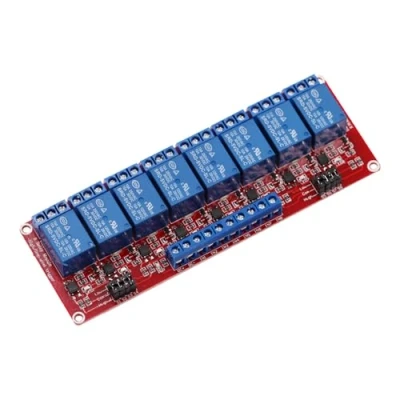 Immagine di GERUI modulo relè a 8 canali, 12 V/24 interruttore con isolamento OPTO, High Low Level Trigger, supporto optoaccoppiatore, trigger alto e basso (12 V)