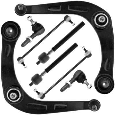 Immagine di Kit bracci di sospensione anteriore compatibile per PEUGEOT 206 1.4 1.6 composto da 8 ricambi auto