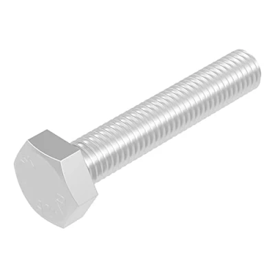 Immagine di SECCARO vite esagonale M8 x 45 mm, acciaio inox V2A VA A2, DIN 933/ISO 4017, esagono esterno, 20 pezzi
