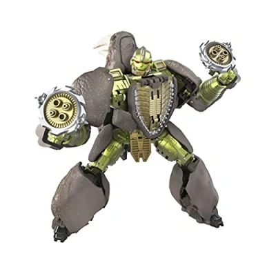 Immagine di Transformers Does Not Apply Toys Generations War for Cybertron: Kingdom Voyager WFC K27 Rhinox Action Figure Bambini da 8 Anni in su, 17,8 cm, Multicolore, One Size, F0695