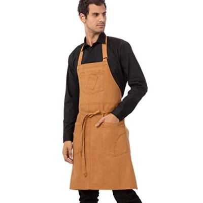 Immagine di Chef Works ABKV053 NTM 0 Rockford bavaglino grembiule/noce moscata/0,