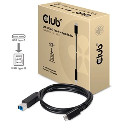 Immagine di club3D Cavo USB 3.2 Gen1 (USB 3.0) Spina C®, B 1.00 m CAC 1524