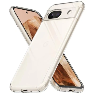 Immagine di Ringke Fusion Compatibile con Cover Pixel 8a, Calza Perfetta, Custodia Trasparente e Antiurto Protettiva Robusta Ottima Grip Clear