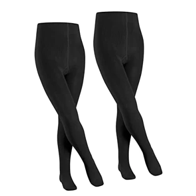 Immagine di Falke Family 2PACK Everyday Casual Collant per bambini, Taglia: 80/92, Black