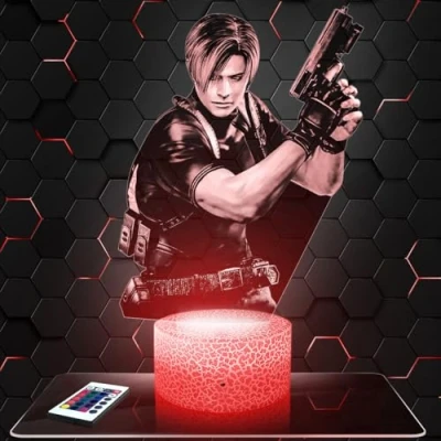 Immagine di Lampada Res Evil decorazione per camera da ragazzo 3D oggetto Gaming Gamer Videogiochi Idea Regalo Natale adolescente originale TOP