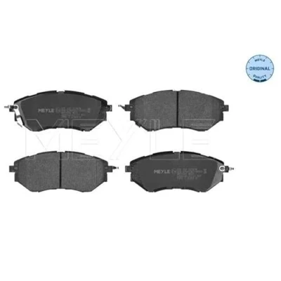 Immagine di MEYLE 025 242 2218/W Kit pastiglie freno ORIGINAL Quality Assale anteriore con segnalatore acustico usura lamierino anticigolío