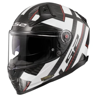 Immagine di LS2, Casco Moto Integrale VECTOR II CARBON STRONG Gloss White, M