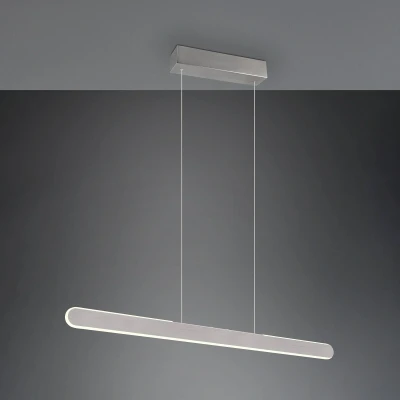 Immagine di Trio Lighting Lampada a sospensione Helios LED, alluminio, regolabile in altezza,