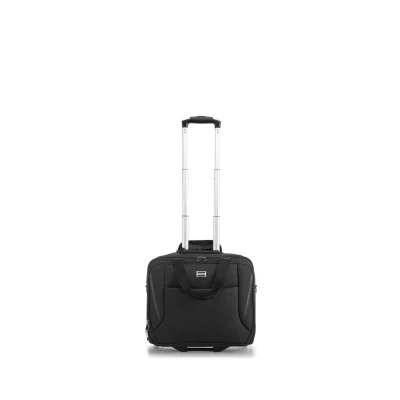 Immagine di WITTCHEN Valigia da viaggio Bagaglio a mano cabina rigida in Policarbonato con 4 ruote girevoli Serratura combinazione Maniglia telescopica GL Style Line Taglia M Nero