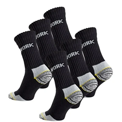 Immagine di Cotton Prime &quot;WORK&quot; 6 PAAR Calze, Uomo, Taglia: 43 46, Schwarz grau