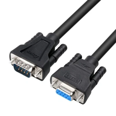Immagine di DTECH Cavo di prolunga seriale RS232 da maschio a femmina 9 poli, dritto (2 m)