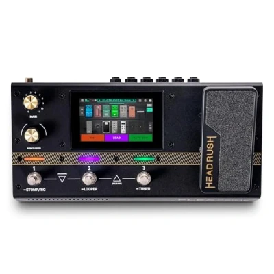 Immagine di HeadRush Flex Prime Pedaliera Multieffetto e Amp Modeler per Chitarra Basso con Touchscreen, Looper, Wi Fi, Bluetooth, IR Loader, USB, lezioni