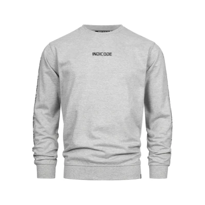 Immagine di Indicode Jeans Inkorbin Felpa, Uomo, Taglia: Medium, Lt grey mix