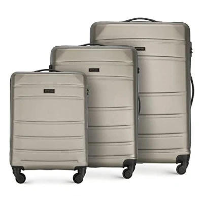 Immagine di Wittchen Globe LINE Collection Set di valigie, Taglia: One Size, Beige