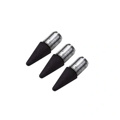 Immagine di Troika Set di 3 mine ricambio per matita Construction Endless Durezza: HB, in polvere grafite e metallo, colore: antracite, dimensioni: 15 x 5 mm, 99Z131