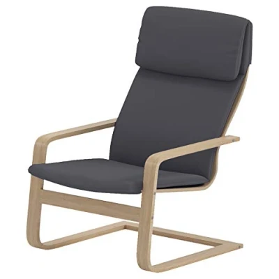 Immagine di Custom Slipcover Replacement Solo copertura La sedia non è inclusa. Rivestimento in cotone per copripoltrona compatibile con Pello (grigio scuro)