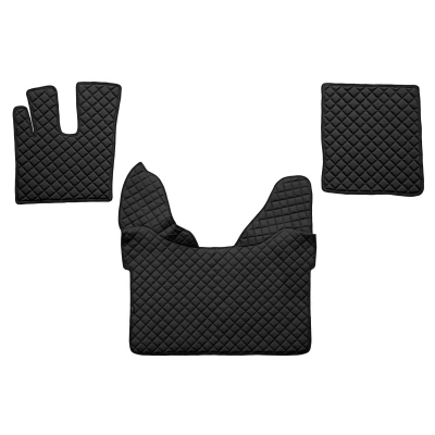 Immagine di F CORE FL25 BLACK Set tappetino Finta pelle anteriore 3 nero