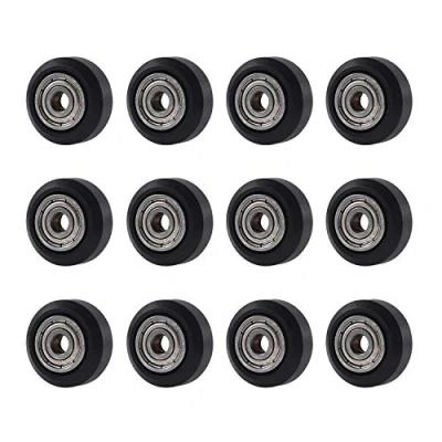 Immagine di AOKIN Stampante 3D POM Ruota Plastica Puleggia Cuscinetto Lineare per Creality Ender 3, 3 Pro, V2, CR 10, 10S Series 3D, 12 Pz