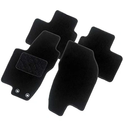 Immagine di AutoStyle TM SM501 Set tappetino Tessile anteriore e posteriore 4 nero SMART: City Coupe, Crossblade Cabrio, Fortwo I Coupe