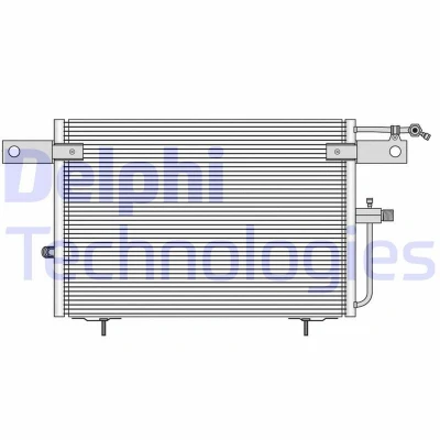 Immagine di DELPHI TSP0225083 Condensatore senza essiccatore AUDI: A6 C5 Avant, Sedan