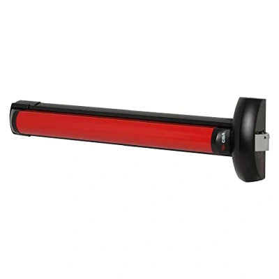 Immagine di CISA 159801100, Maniglione Antipanico Fast TOUCH, Carter Nero Barra Rossa, Lunghezza 1200
