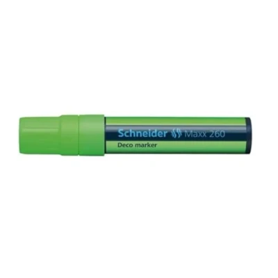 Immagine di Schneider 260 Pennarello a gesso, in diversi colori Verde fluo