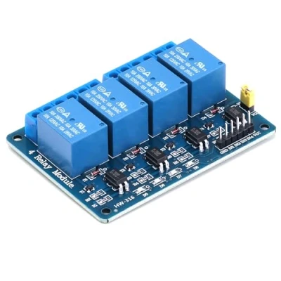 Immagine di Yizhet 4 Canali Relay Modulo DC 5V Relè con Accoppiatore Ottico per Arduino Raspberry Pi BRACCIO AVR DSP del PIC
