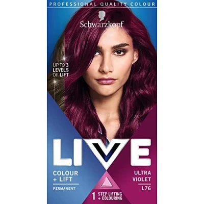 Immagine di Schwarzkopf Live Intense Color + Lift L76 Ultra Viola 100 ml (1 pezzo)