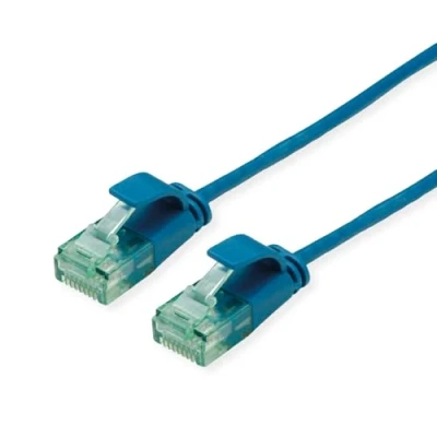 Immagine di Roline Cavo patch UTP DataCentre Cat.6A (Classe EA), sottile (UTP, CAT6a, 0.50 m), di rete