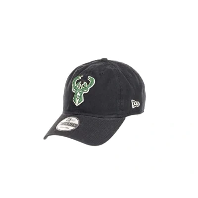 Immagine di New Era Milwaukee Bucks NBA Team Black 9Twenty Unstructured Strapback cap